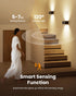 3 8000mAh PopoIron Motion Sensor Wall Sconce Indoor with Remote Control Colors Wireless Wall Light LED Wall Sconces