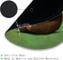Funny Green Round Mouse Pad, Cute Sloth Computer Mousepad with Stitched Edge, Office Supplies Gift