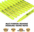 Highlighters Bulk Pack, 108 Count, Chisel Tip Fluorescent Yellow, Ideal for Kids and Adults Office School Supplies