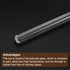 MECCANIXITY 3.3 Borosilicate Glass Stick 11.81" Length 12mm Dia Stir Rod Mixing Tools, 6Pcs