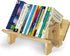 Generic (1, Couch-Style Desktop Bookshelf Organizer - Natural Wood Desk Top Bookshelf for Books, CDs, Magazines