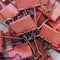 Large Pink Binder Clips, 2" / 50 mm Jumbo (6 PCS, Scratch Resistant)