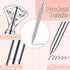 PASISIBICK 20 Silver Diamond Pens Cute Beautiful Ballpoint Pens for Women Wedding Coworkers Crystal Gifts(20 PCS)