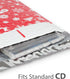 Fosmon #0 Christmas Poly Bubble Mailer 6.5 x 10 inches (5 Pack) - Lightweight Water/Dust/Shock/Tear Resistant Padded
