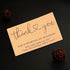 Vagocom 200Pcs Cards,2 3.5 Inches 9 5 cm Packaging Brown Thank You for Supporting My Business x / x Small Bulk Customer