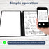 Portable A5 Dry Erase Notebook, 9.4x6.5 Inch Reusable Whiteboard Notebook for Business Home Office