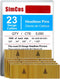 23 Gauge Pinner Nails, Assorted 5 Sizes (5/8", 3/4", 5/6", 1", 1-3/8") for 23 GA Pneumatic or Electric Pinner, Project