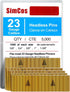 23 Gauge Pinner Nails, Assorted 5 Sizes (5/8", 3/4", 5/6", 1", 1-3/8") for 23 GA Pneumatic or Electric Pinner, Project