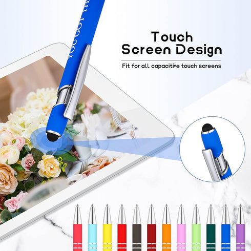Zonon 12 Pieces Fun Quotes Ballpoint Pens, Fine Point Smooth Writing, Inspirational Motivational Style, Assorted Color