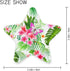 Burbuja 0.2W Tropical Flowers LED Night Light Plug into Wall Star-Shaped Nightlight Dusk to Dawn Auto Sensor