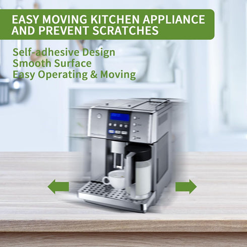Appliance Sliders for Kitchen, Self Adhesive Small Appliance Slider for Counter - 3/4'' 24PCS Blue
