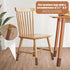 40 Set PCS Brown Furniture Leg Socks - Knitted Chair Leg Floor Protectors for Hardwood Floors - Fits Round and Square