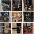 Portable Door Security Locks, Adjustable Heavy Duty Outward Opening Travel Stainless Steel Safety Device for Hotel