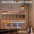 3 2700K-6500K Dimmable Bulb Arc Floor Lamp with Remote, Boho Floor Lamp with Color Temperatures, Rattan Standing Lamp