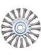 Knotted Wire Wheel Brush 4.5in for 4-1/2" Angle Grinder - 5/8-11 Threads Arbor, 1pcs.
