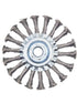 Knotted Wire Wheel Brush 4.5in for 4-1/2" Angle Grinder - 5/8-11 Threads Arbor, 1pcs.
