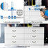 Cabinet Hardware Jig, Punch Locator Drill Guide for Installation of Handles and Knobs on Doors