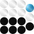 Xosjska 14 Pack Cabinet Lights Magnetic Sticky, Round Adhesive Metal Plates for Magnetic