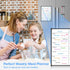 Magnetic Weekly Calendar for Fridge, 12×8”, Double-Sided Grocery List & Kitchen Menu Planner Board with 4 Markers