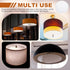 2 11" 3/8" 1.7mm 11.5-13" PATIKIL Lampshade Diffuser, Pcs Diameter with Center Hole Round Diffuser Thick for Drum