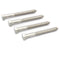 6pcs Hex Head Lag Screws, 3/8" x 3-1/2", Partially Threaded 304 Stainless Steel Lag Bolts, Silvery