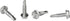 #10 x 3/4'' Hex Washer Head Self-Drilling Tek Screw, Zinc Plated Steel for Attaching Sheet Metal - Box of 100