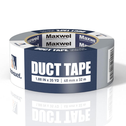 Heavy Duty Waterproof Duct Tape - 1.88 in 35 Yards Silver Tearable Tape with Strong Adhesive for Home Repair