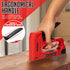 SHALL Light Duty Staple Gun, Red Upholstery Stapler with 1600pcs JT21 Staples for Crafts and DIY Decoration