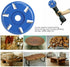 Stump Remover Angle Grinder Wood Carving Disc, 6 Teeth Chainsaw Mill Cutter for Woodworking
