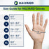 5.9 9.5 55080 1000) HALYARD PURPLE NITRILE Gloves Powder Free Disposable Medical Exam Gloves Dental Chemo Protection
