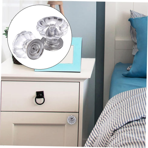 6pcs jojofuny Mini Knobs Replacement Handles for Bedside Cabinets Storage and More Easy to Install Design for Home