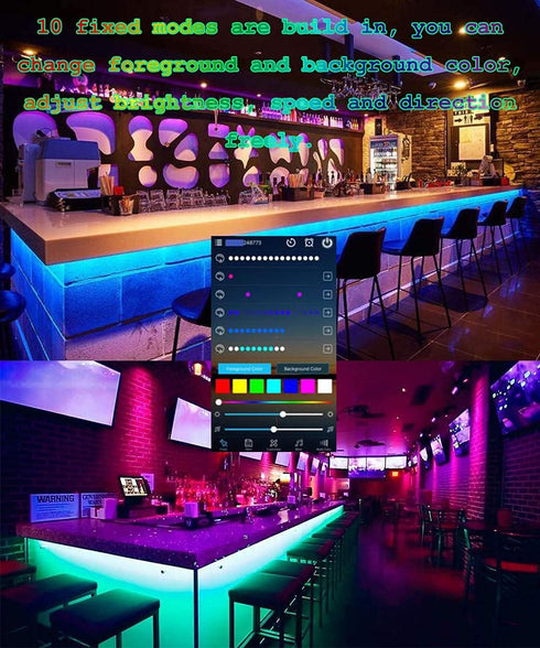 DARKPROOF WS2812B WS2811 SK6812 (1) LED Pixel Light WiFi Bluetooth IR Remote Combine Controller for Addressable RGBIC