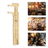 Jeanoko Double Scale Vernier Calipers, Brass Sliding Gauge, Handy Measuring Tool for Jewelry, mm/inch