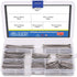 Glarks 340-Pieces 304 Stainless Steel Cotter Pin Clip Assortment Kit, 6 Sizes for Automotive, Mechanics, Repair