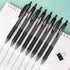 Black Gel Pens 60 Pack Black Pens Fine Point Smooth Writing Pens No Smudge, Comfortable Grip Gel Ink Pens Bulk, Retractable Pens, Rollerball Pens, Server Pens, Office Pens, Lapiceros (0.7 mm)