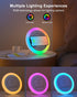 Swarmir Bluetooth Speaker Night Lights, Wireless Charging Kids Speaker, Color Changing Modern Bluetooth Lamp,Teenage