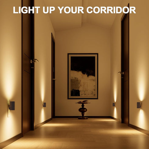 Dimmable 3 (2 Pack, NIORSUN Night Lights Plug into Wall, with Color Modes & Auto On/Off Sensor, Ultra-Slim Nightlight