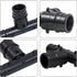 Poly Pex-A Expansion Tee Fitting 1/2" x 1/2" x 3/4", F1960 Tee 1 Inch x 1 Inch x 1/2 Inch Expansion Barb Connections, Plastic Pipe Fitting for use with Pex-A Tubing by Supply Giant