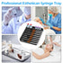 BQDQYBS 8 Aesthetic Practitioner Syringe Tray with Slots Label, Vial Holder/Syringe Tray Combination for Aestheticians