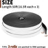 Yotache Adhesive Foam Tape 1/2" x 1/8", Insulation Soundproofing Neoprene Rubber Door Weather Stripping, 50 Feet