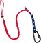 USA Flag Safety Tool Lanyard Tough Scaffold Tether with Heavy-Duty 8kg Max Load for Construction Sites