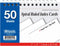 BAZIC PRODUCTS B 50 Ct. Spiral Bound 3" X 5" Ruled White Index Card