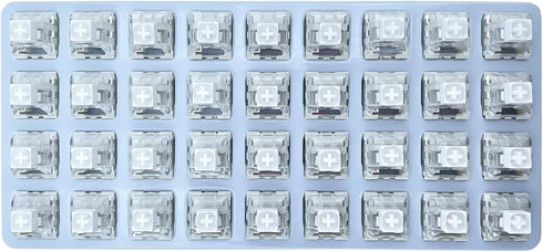 3-Pin 5-Pin Compatible72pcs Kailh Box White Clicky Switch Mechanical Keyboard Switches for Gaming & Typing |