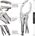 Locking Grip Oil Filter Wrench, 9.5in/240mm, Chrome Vanadium Steel