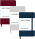 PAPERAGE Lined Pocket Journal Notebook, 3 Pack, (Navy, Light Grey, Burgundy), 160 Pages, Small, 3.7 x 5.6 inches