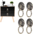 Cabinet Handles, Door Knocker European Style Door Accessory Door Handle, for Shoe Cabinets Bedside Cabinets Wardrobes