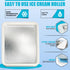 (14"x10") Extra Large Rolled Ice Cream Maker - Make Instant IceCream w/the Family - Manual Roll Your Own IceCream