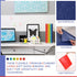 Fulmoon 6 Pack Plastic 3 Ring Binder, Assorted Colors, Flexible Round Ring Presentation Binders with Pocket (Bright,
