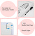 Mr. Pen Dry Erase Board, 18” x 24” with Black Marker, White Frame, Magnetic Whiteboard for Wall Use