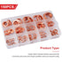 150Pcs Copper Sealing Washers M22 M20 M18 M16 M14 M12 M10 M8 M6 M5 Assortment Kit